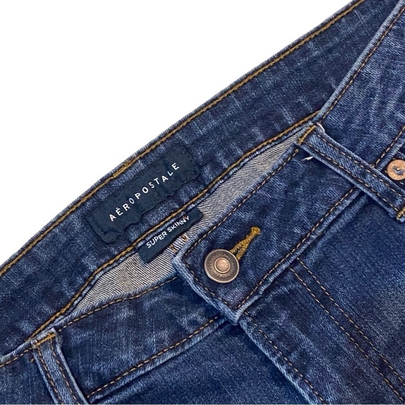 Aeropostale Super Skinny Jeans Men’s Size 36” x 32” Excellent Condition Blue - Picture 6 of 11